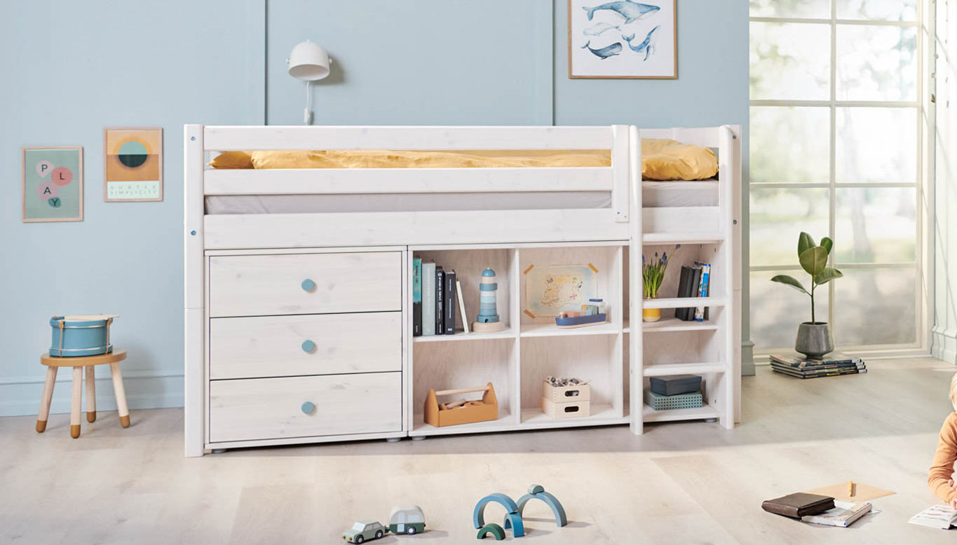 CLASSIC Mid-high bed with slide - Image 12