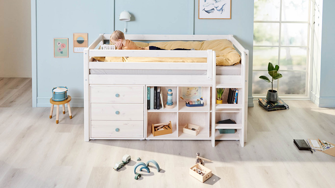 CLASSIC Mid-high bed with slide - Image 10