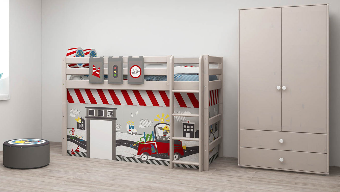 CLASSIC Mid-high bed with slide - Image 9