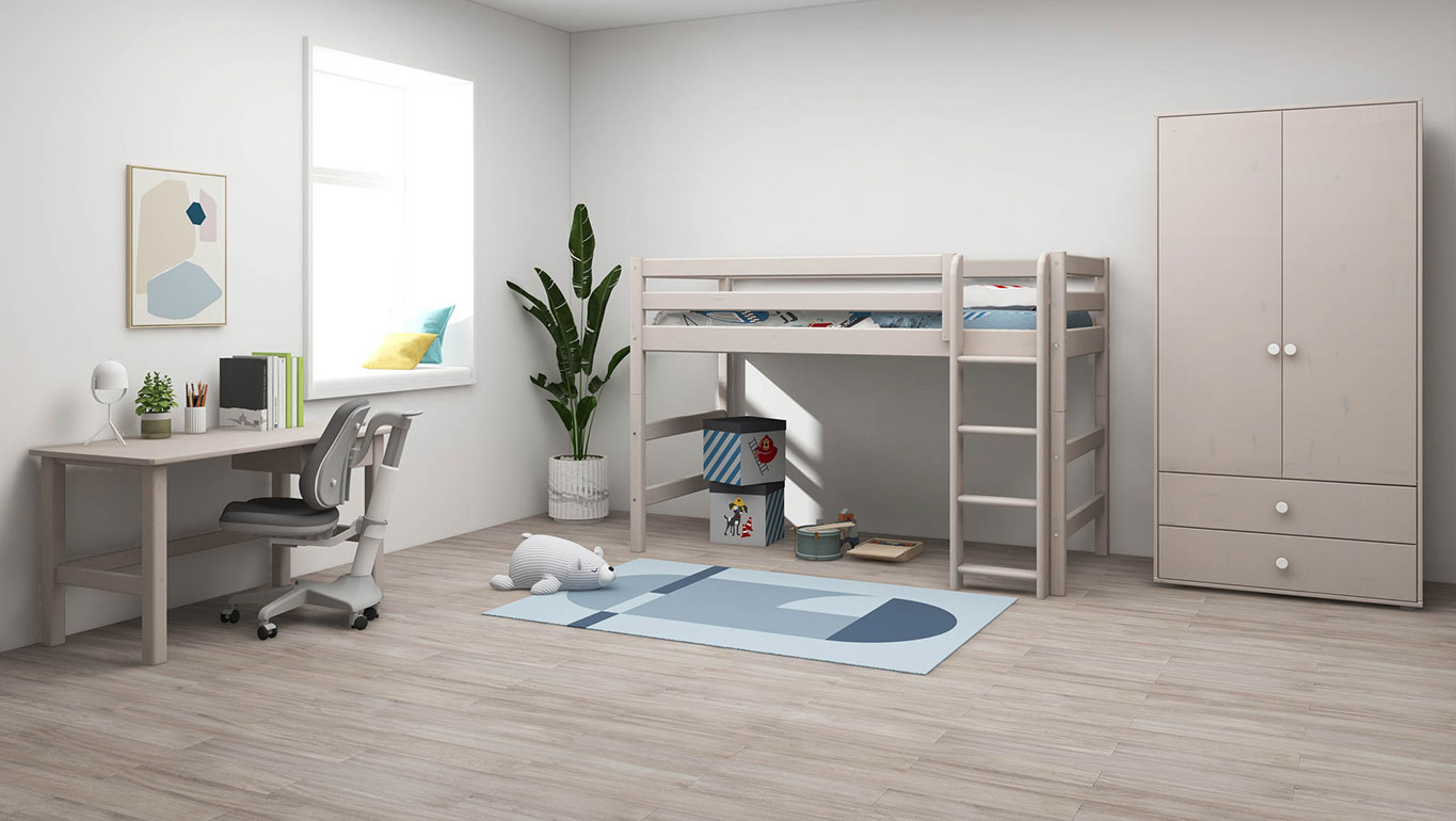 CLASSIC Mid-high bed with slide - Image 8