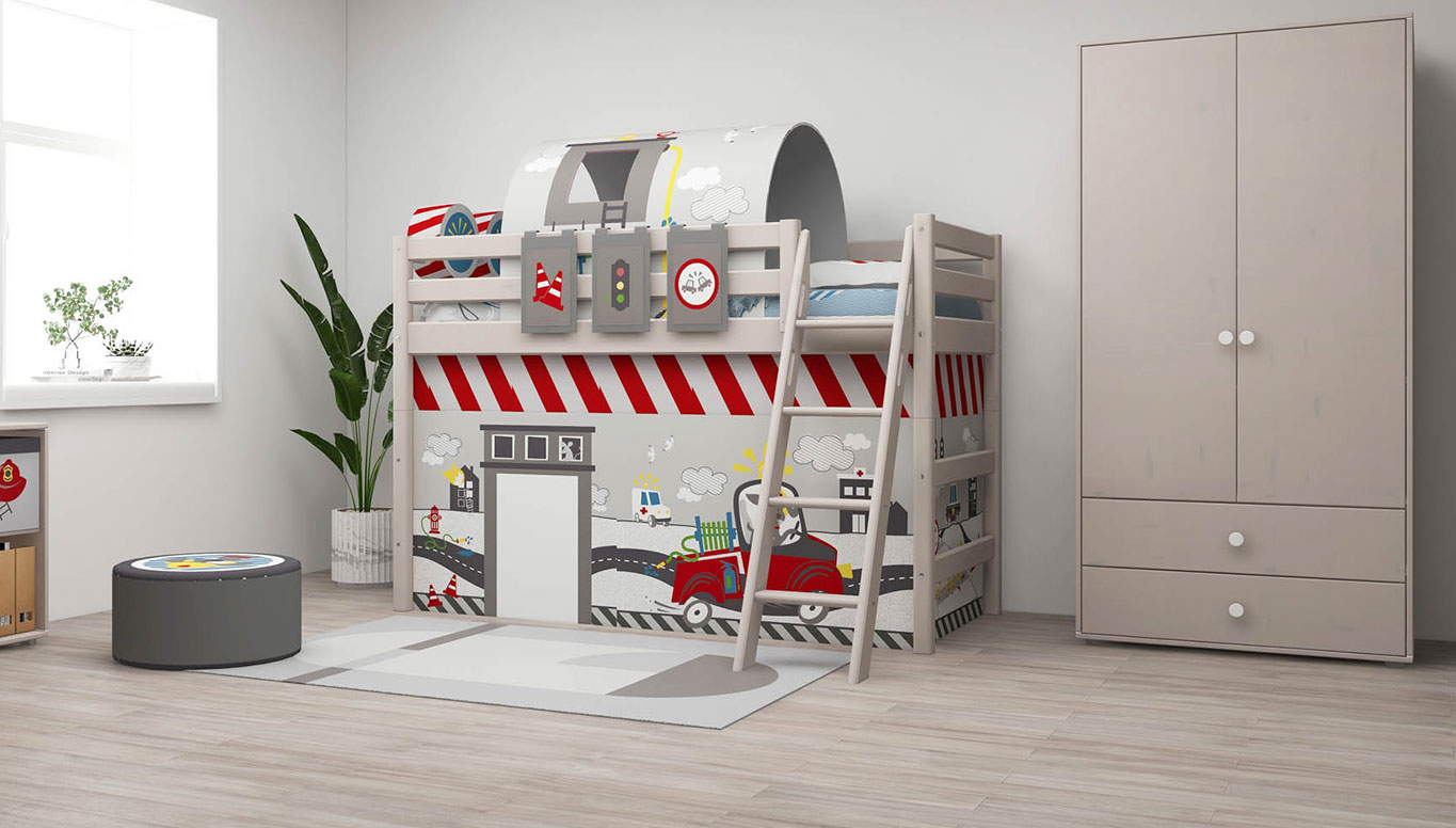 CLASSIC Mid-high bed with slide - Image 7