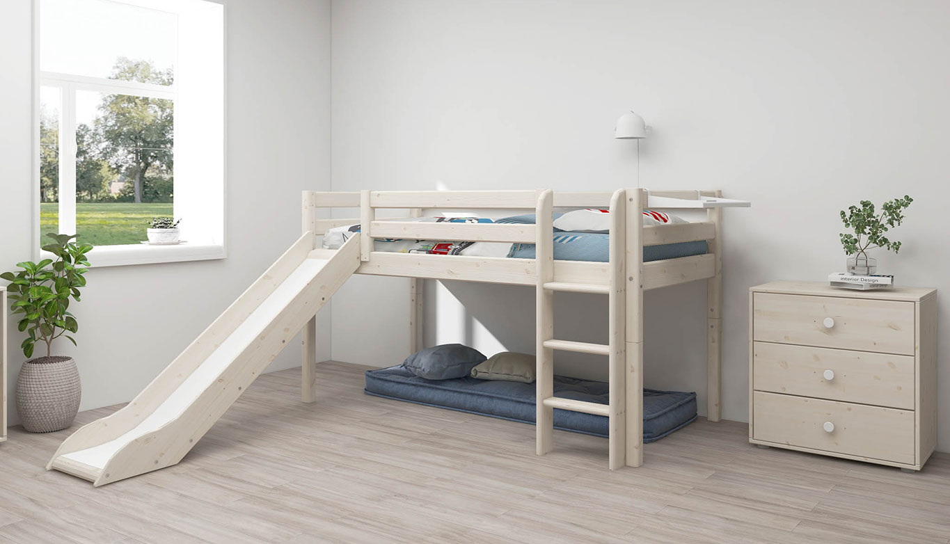 CLASSIC Mid-high bed with slide - Image 3